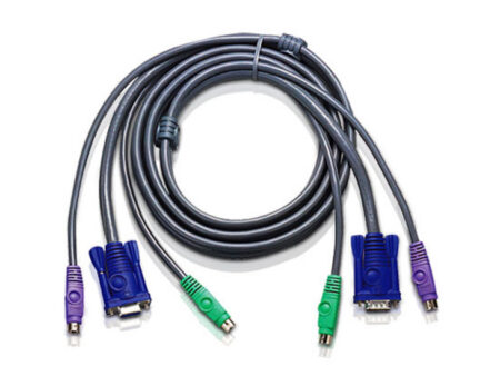 Aten (2L-5003P/C) - 10' PS/2 SlimTech KVM Cable