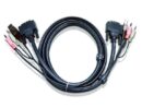Aten (2L-7D02U) - 6' USB DVI+Audio KVM Cable for CS1762/64/68, KE69xx