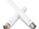 Planet (ANT-OM5D-KIT) - 2.4GHz 4.5dBi / 5GHz 7dBi Dual Band Omni Dirtectional Antenna Kit / Outdoor / ABS / N-Type male 11a/b/g/n/ac, 2 pieces ANT-OM5D in a kit