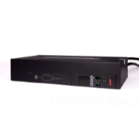 APC (AP4424) - Rack ATS, 230V, 32A, IEC309 in, (16) C13 (2) C19 out, with 2.44m input power cord with IEC309 32A male connector , with local current monitoring display, remote management ** NOT included output cables. Option: AP9870 / AP9877