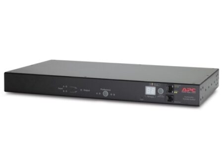 APC (AP7723) - RACK ATS, 230V, 16A, C20 IN, (8) C13 (1) C19 OUT * NOT include input/output cables