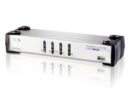 Aten (CS1744C) - 4 Port Dual View(???e?±) USB KVMP+Audio Switch w/8x6' Cable