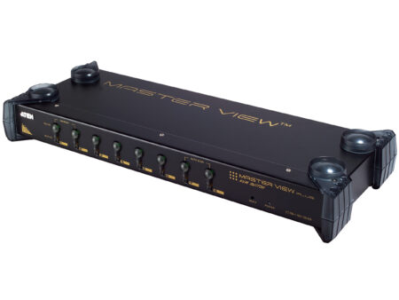Aten (CS9138) - KVM Rack Switch, 1 KVM to 8 PC w/OSD (Black)