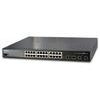 Planet (FGSW-2620PVM) - 24-port 10/100M + 2-port Gigabit Managed  Switch w/ 24 port 802.3af PoE (190W)