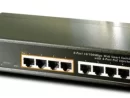 Planet (FSD-804P) - 10" 8-Port 10/100 Ethernet Switch with 4-Port 802.3af PoE Injector (55W)