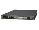 Planet (GS-4210-48P4S) - IPv6/IPv4, 48-Port Managed 802.3at POE+ Gigabit Ethernet Switch + 4-Port 100/1000X SFP (440W)