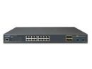 Planet (GS-5220-16T4S2X) - L2+/L4 16-Port 10/100/1000T + 4-port 100/1000X SFP + 2-Port 10G SFP+ Managed Switch, with Hardware Layer3 IPv4/IPv6 Static Routing