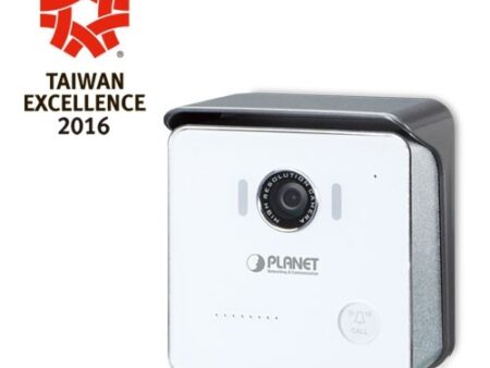 Planet (HDP-1100PT) - 720P POE Door Phone, 720P CMOS Sensor, wide 112 degrees view angle, H.264/MJPEG, SIP 2.0, PoE, White LED, DI/DO, Internal microphone, Hardware AEC