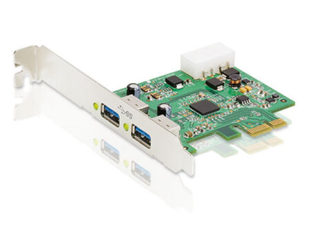 Aten (IC320U) - 2 Port USB 3.0 PCI-e Card w/Low Profile Bracket, USB-IF Certified