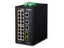 Planet (IGS-20160HPT) - IP30 Industrial L2+/L4 16-Port 1000T 802.3at PoE+ 2-Port 1000T + 2-port 100/1000X SFP Full Managed Switch (-40 to 75 C, dual redundant power input on 48~56VDC terminal block, DIDO, ERPS Ring Supported)