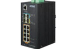 Planet (IGS-5225-8P2S2X) - IP30 Industrial L2+/L4 8-Port 1000T 802.3at PoE+ 2-port 100/1000X SFP + 2-port 10G SFP+ Full Managed Switch (-40 to 75 C, dual redundant power input on 48~56VDC terminal block, DIDO)