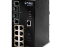 Planet (ISW-1022MPT) - IP30  SNMP POE 8-Port/TP + 2-Port Gigabit Combo Industrial Ethernet Switch (-40 to 75 C)