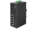 Planet (ISW-514PSF) - IP30 4-Port/TP+1-Port Fiber(SFP) Web/Smart POE Industrial Fast Ethernet Switch (-10 to 60 C)