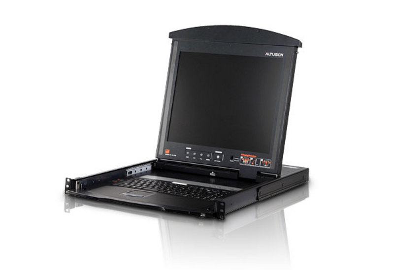 Aten (KL1100M) - HideAway Dual Rail 17" LCD Console Rack Panel