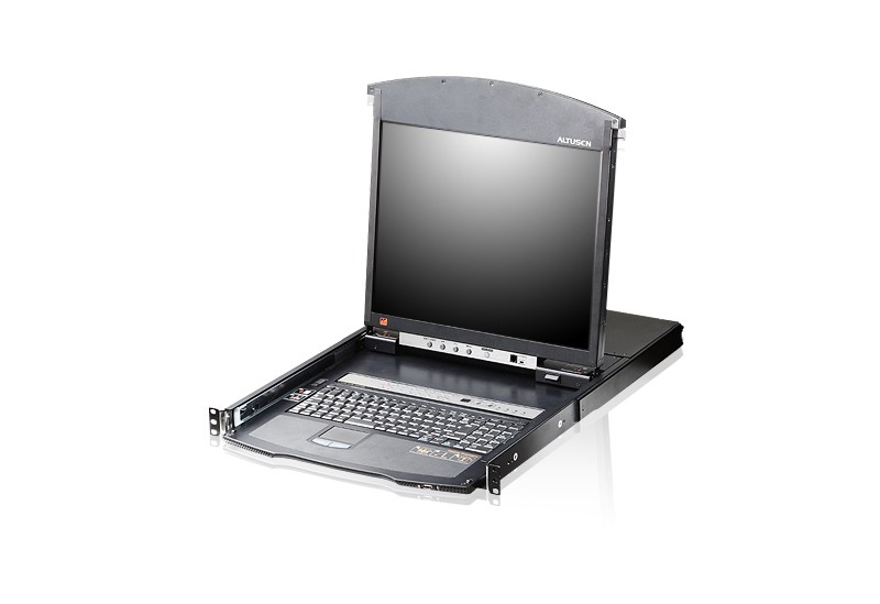 Aten (KL1516AiM) - 16-Port Dual Rail 17" LCD KVM Over the NET