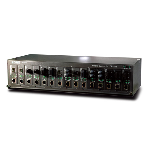 Planet (MC-1500) - 15-slot 19" Media Converter Chassis