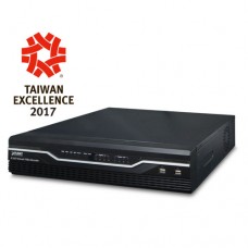 Planet (NVR-3685) - 36-Ch H.265 Network Video Recorder with 8-Bay Hard Disks: 2U Rackmount Chassis, H.265/H.264, Multi-Stream/Language, 8*SATA HDD, e-SATA, RAID 0/1/5, 2*Gigabit LAN, HDMI/VGA, 3*USB for Mouse/Keyboard/Joystick, 2-Way Audio, DI/DO, ONVIF, e-Map, PLANET Easy-DDNS, Mobile App.