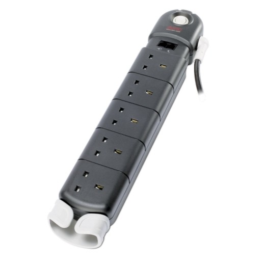 APC (P5BT-UK) - APC Essential SurgeArrest 5 outlets with Phone Protection 230V UK