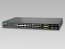 Planet (SGS-5220-24T2X) - IPv4/IPv6, L2+, 24-Port 10/100/1000Mbps TP with 4 Shared SFP Port + 2-Port 10G SFP+ Managed Stackable Switch, trunking stck up to 16 units