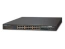 Planet (SGS-6341-24P4X) - Layer 3 24-Port 10/100/1000T 802.3at POE + 4-Port 10G SFP+ Stackable Managed Gigabit Switch (370W)