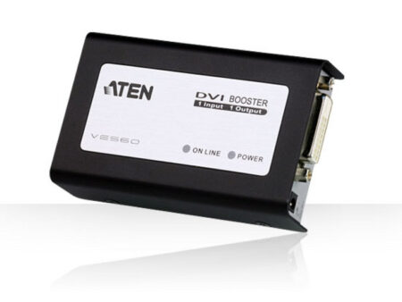 Aten (VE560) - DVI Booster/Repeater w/Wall Mount Kit, 1920x1200/1080p, 50M max