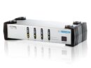 Aten (VS461) - 4 Port DVI Switch, 4 to 1 DVI+Audio (RCA) w/Remote Ctl